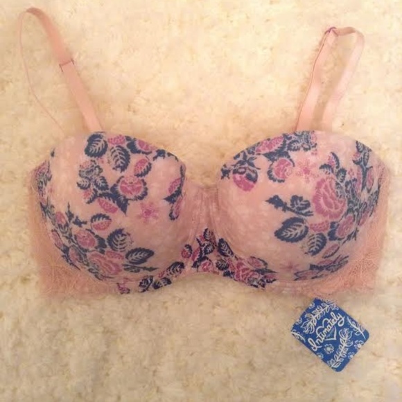 NWT Free People Pink Balconette Convertible Bra - Picture 4 of 5